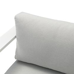 Garden set in white aluminum | Nyland L