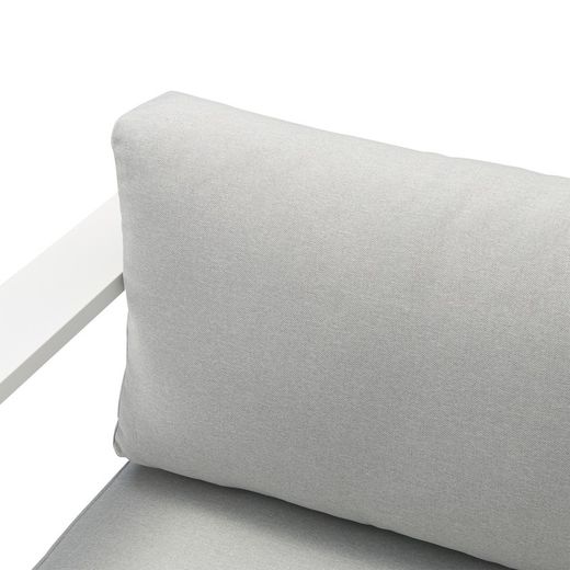 Garden set in white aluminum | Nyland L