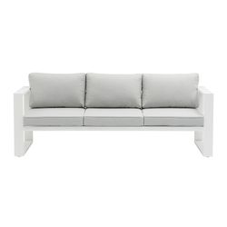 Garden set in white aluminum | Nyland L