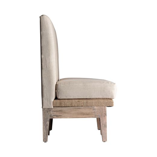 Καναπές Κρεμ Retz Teak Bar, 170x65x110cm