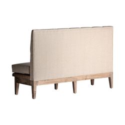 Καναπές Κρεμ Retz Teak Bar, 170x65x110cm