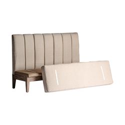 Καναπές Κρεμ Retz Teak Bar, 170x65x110cm