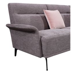 Canapé avec méridienne à droite Pärumm Molise couleur vison, 260 x (90/160) x 90 cm