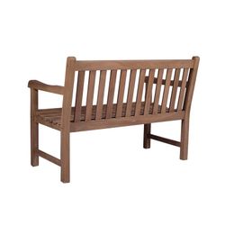 2-personers udendørs sofa i honning teaktræ, 120 x 60 x 92 cm | Danao