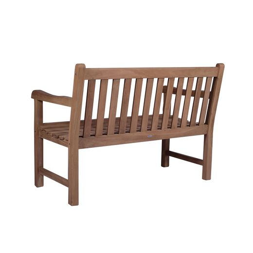 2-personers udendørs sofa i honning teaktræ, 120 x 60 x 92 cm | Danao