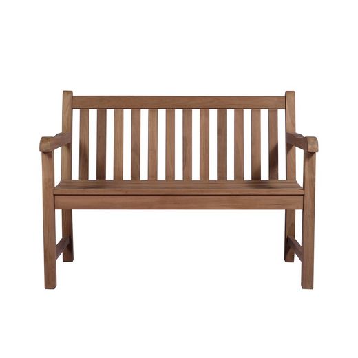 2-personers udendørs sofa i honning teaktræ, 120 x 60 x 92 cm | Danao