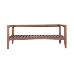 Garden sofa set in honey-colored teak | Roxas