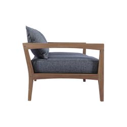 Garden sofa set in honey-colored teak | Roxas