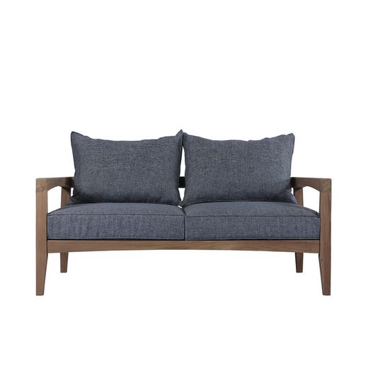 Garden sofa set in honey-colored teak | Roxas