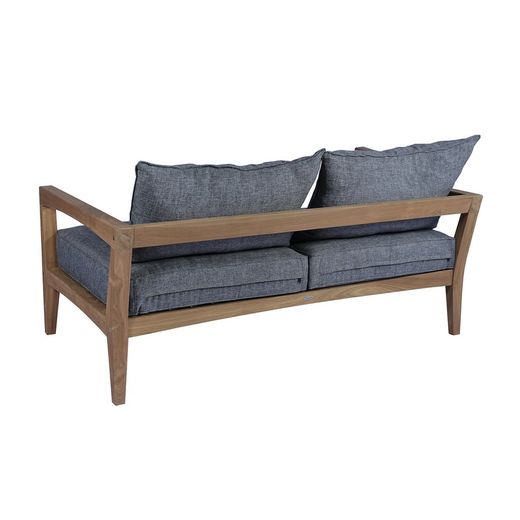 Garden sofa set in honey-colored teak | Roxas