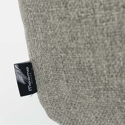 Garden sofa set made of aluminum, nautical rope, and white and gray fabric | Silai L