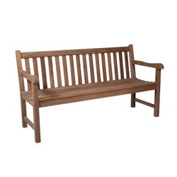 3-personers udendørs sofa i honning teaktræ, 150 x 60 x 92 cm | Danao