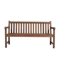 3-personers udendørs sofa i honning teaktræ, 150 x 60 x 92 cm | Danao