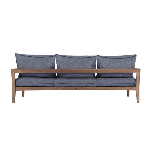 Garden sofa set in honey-colored teak | Roxas L