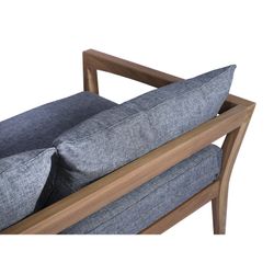 Garden sofa set in honey-colored teak | Roxas L