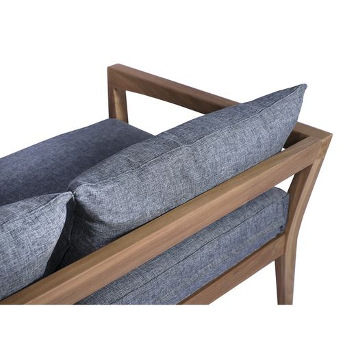 Garden sofa set in honey-colored teak | Roxas L