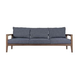 Garden sofa set in honey-colored teak | Roxas L