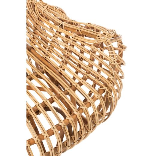 Fauteuil canné Ana, 87x99x89cm