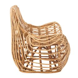 Fauteuil canné Ana, 87x99x89cm