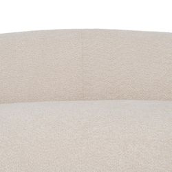 Canapé en tissu beige, 191 x 93 x 75 cm