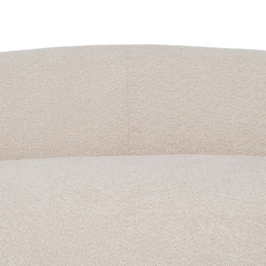 Canapé en tissu beige, 191 x 93 x 75 cm