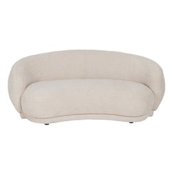 Canapé en tissu beige, 191 x 93 x 75 cm