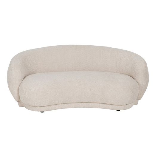 Canapé en tissu beige, 191 x 93 x 75 cm