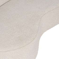 Canapé en tissu beige, 300 x 107 x 75 cm