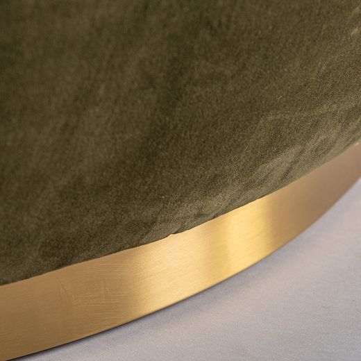 Gacé velvet sofa in green, 240 x 100 x 71 cm