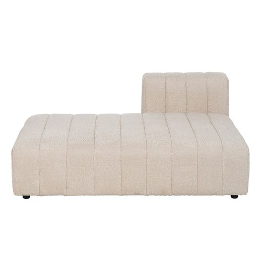 Modular sofa in beige fabric, 298 x 100 x 66 cm | Unstructured