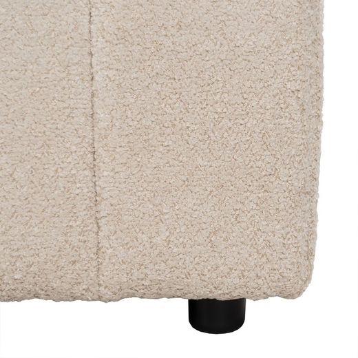 Modular sofa in beige fabric, 298 x 100 x 66 cm | Unstructured
