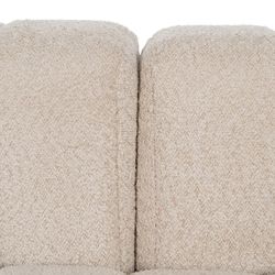 Canapé modulable en tissu beige, 150 x 100 x 66 cm | Non structuré