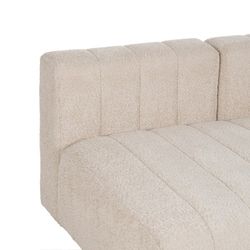Divano modulare in tessuto beige, 150 x 100 x 66 cm | Non strutturato