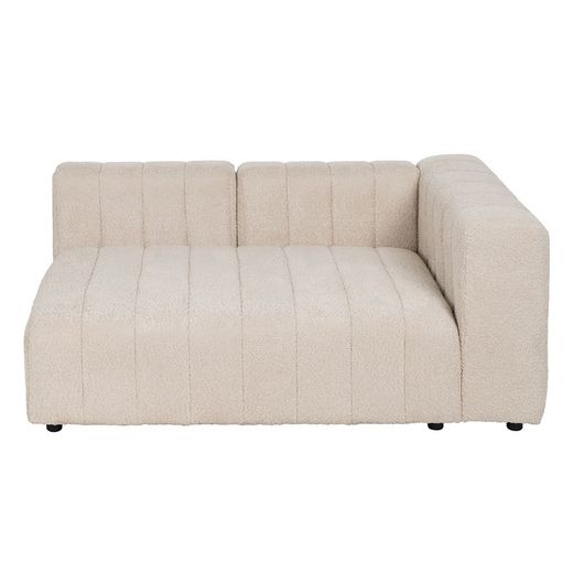 Canapé modulable en tissu beige, 150 x 100 x 66 cm | Non structuré