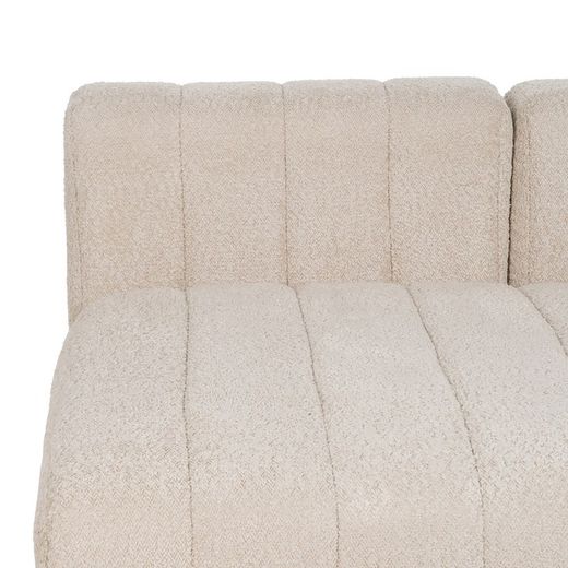 Canapé modulable en tissu beige, 150 x 100 x 66 cm | Non structuré