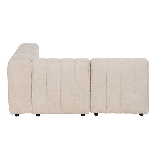 Canapé modulable en tissu beige, 150 x 100 x 66 cm | Non structuré