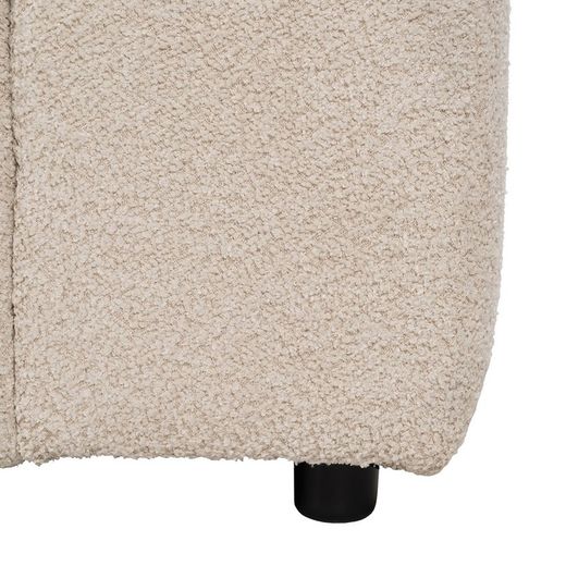 Canapé modulable en tissu beige, 150 x 100 x 66 cm | Non structuré