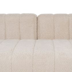Canapé modulable en tissu beige, 150 x 100 x 66 cm | Non structuré