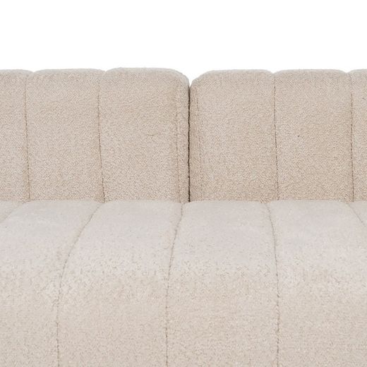 Canapé modulable en tissu beige, 150 x 100 x 66 cm | Non structuré