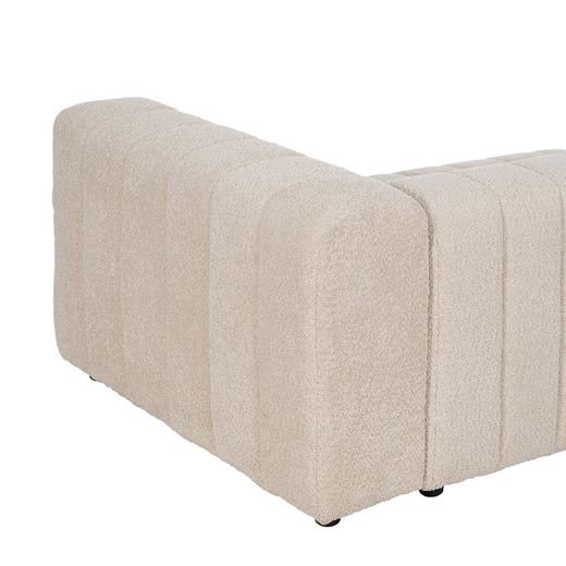 Canapé modulable en tissu beige, 150 x 100 x 66 cm | Non structuré