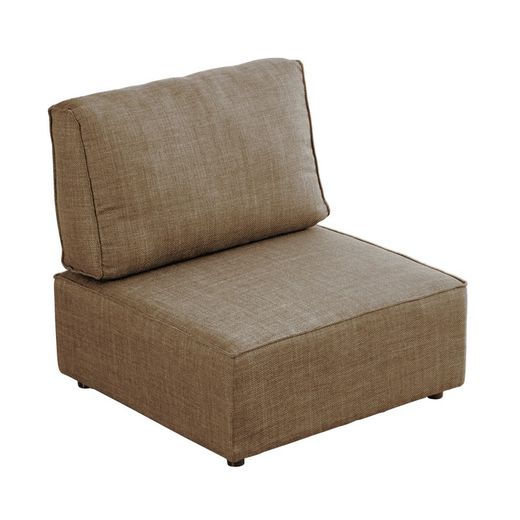 Canapé modulable en tissu beige, 90 x 93 x 93 cm | Mou