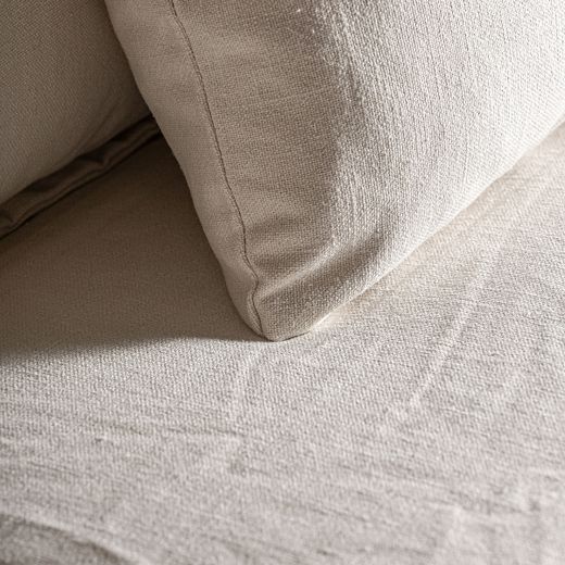Sofá modular de tejido en blanco , 110 x 110 x 85 cm | Virolle