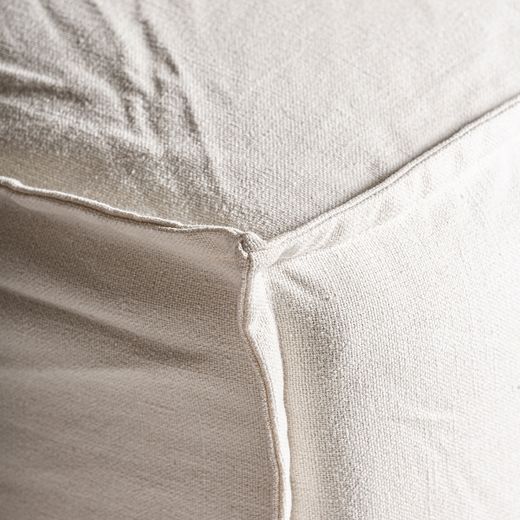 Sofá modular de tejido en blanco , 110 x 110 x 85 cm | Virolle