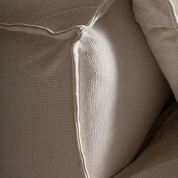 Sofá modular de tejido en blanco , 110 x 110 x 85 cm | Virolle