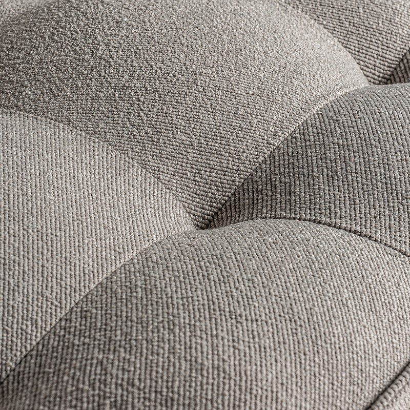 Sofá modular de tejido en gris, 120 x 120 x 78 cm