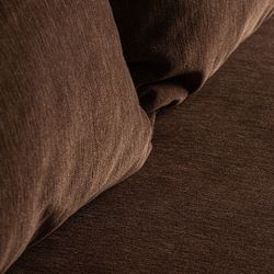 Sofá modular de tejido en marrón, 99 x 99 x 85 cm | Alfter