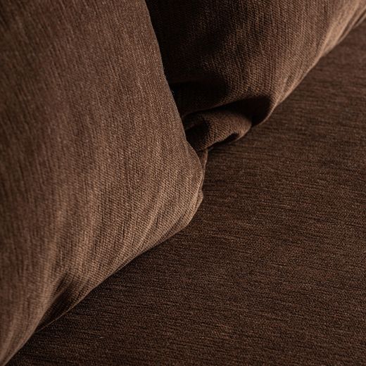 Sofá modular de tejido en marrón, 99 x 99 x 85 cm | Alfter