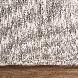 Canapé modulable en tissu et bois beige, 124 x 124 x 84 cm | Vittel