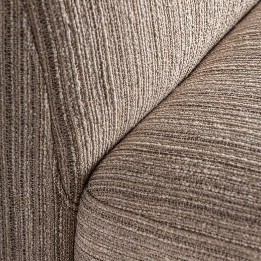 Modular fabric and wood sofa in cream, 90 x 82 x 76 cm | Kocs