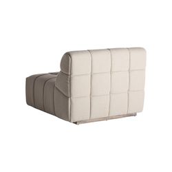 Sofá modular sem braços em tecido bege, 95 x 95 x 76 cm | Winzer